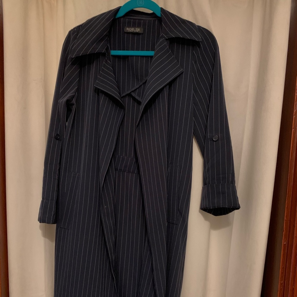 Rachel and Zoe striped bussiness casual coat blazer